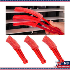 Mini Duster and Cleaner Brush Set Car Air Vents, Universal SUV Truck RColor: Red