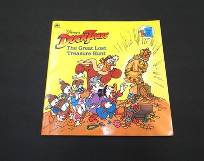 Vintage 1987 Disney s DuckTales: The Great Lost Treasure Hunt Paperback