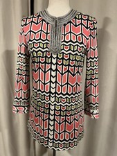 Tory Burch Tunic Beaded Blouse Small