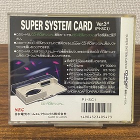 PC Engine SYSTEM CARD Ver30 CDROM2 Japan Q2