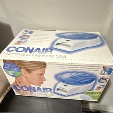 Conair Paraffin Spa PB5Q 16oz Hand Treatment System Nail Dryer White/Blue