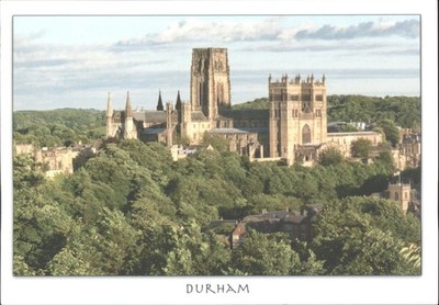 Durham Cathedral & Castle England Postkarte 2003 Posted Images On