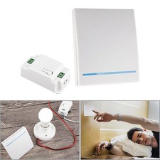 Wireless Wall Light Switch With Relay Receiver AC85-240V 433mhz Remote