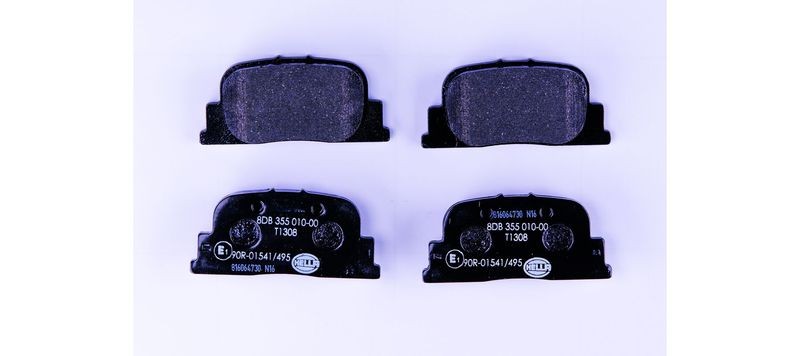 HELLA Brake Pad Set For Disc Rear For Toyota Camry Opa Prius Vista 8DB355010-001