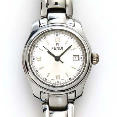 [良品]Fendi 210L Women's SS Silver Dial FENDI Quartz watch Ladies 210L 001-380 Genuine stainless