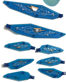 LEGO Star Wars Gungan Sub 7161 Cockpit Parts Lot - 30366px1 Forcefield Bubble + 