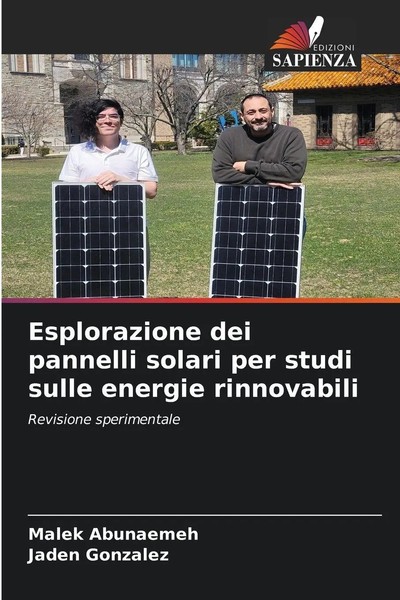 Malek Abunaemeh (U. A.) | Esplorazione Dei Pannelli Solari Per Studi Sulle...-image