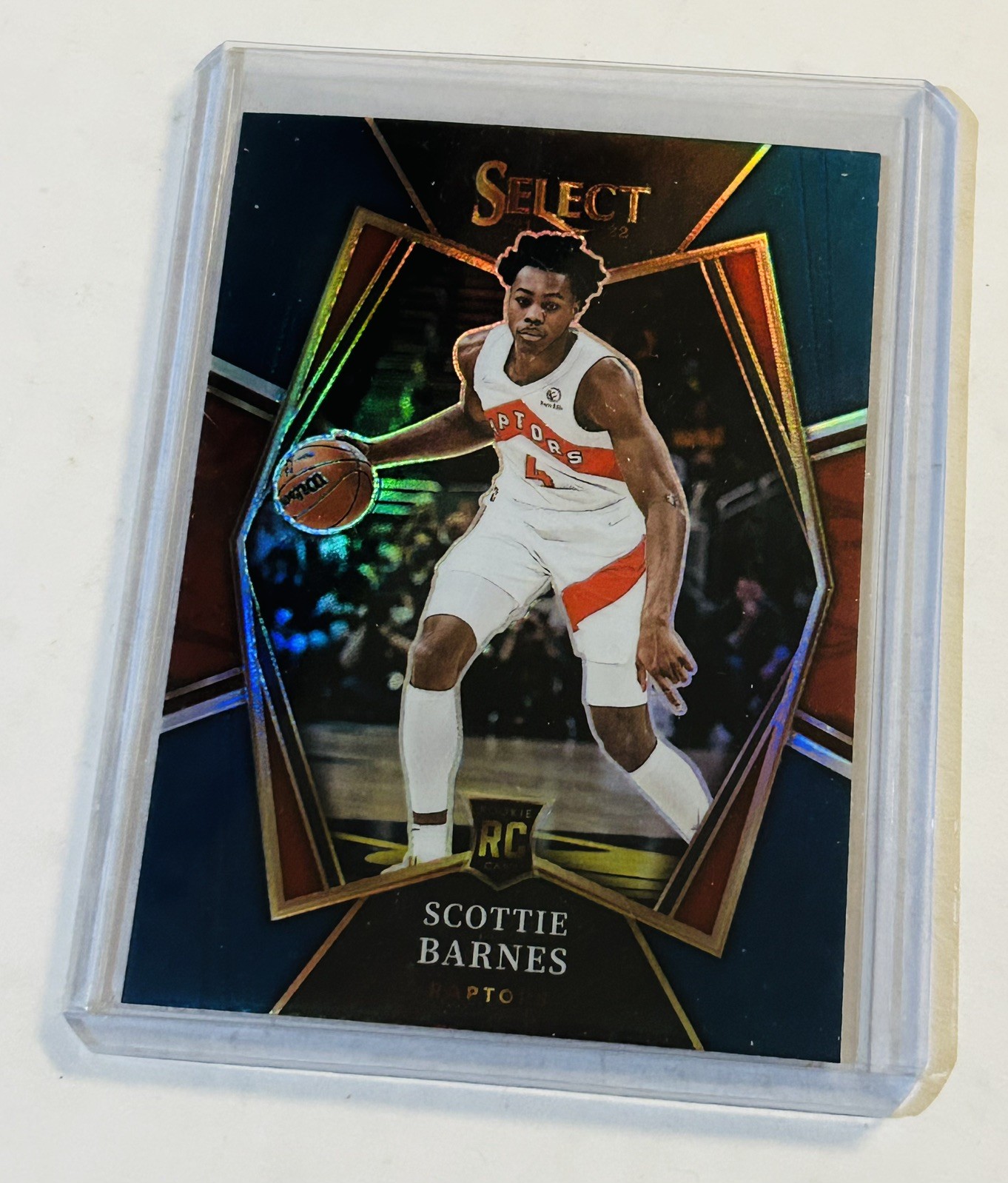 Scottie Barnes - 2021- 22 Panini Select Premier Level Blue Prizm Rookie (RC)