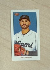 PABLO LOPEZ - 2022 Topps 206 [Base] - Wave 4 - #22 - MIAMI MARLINS