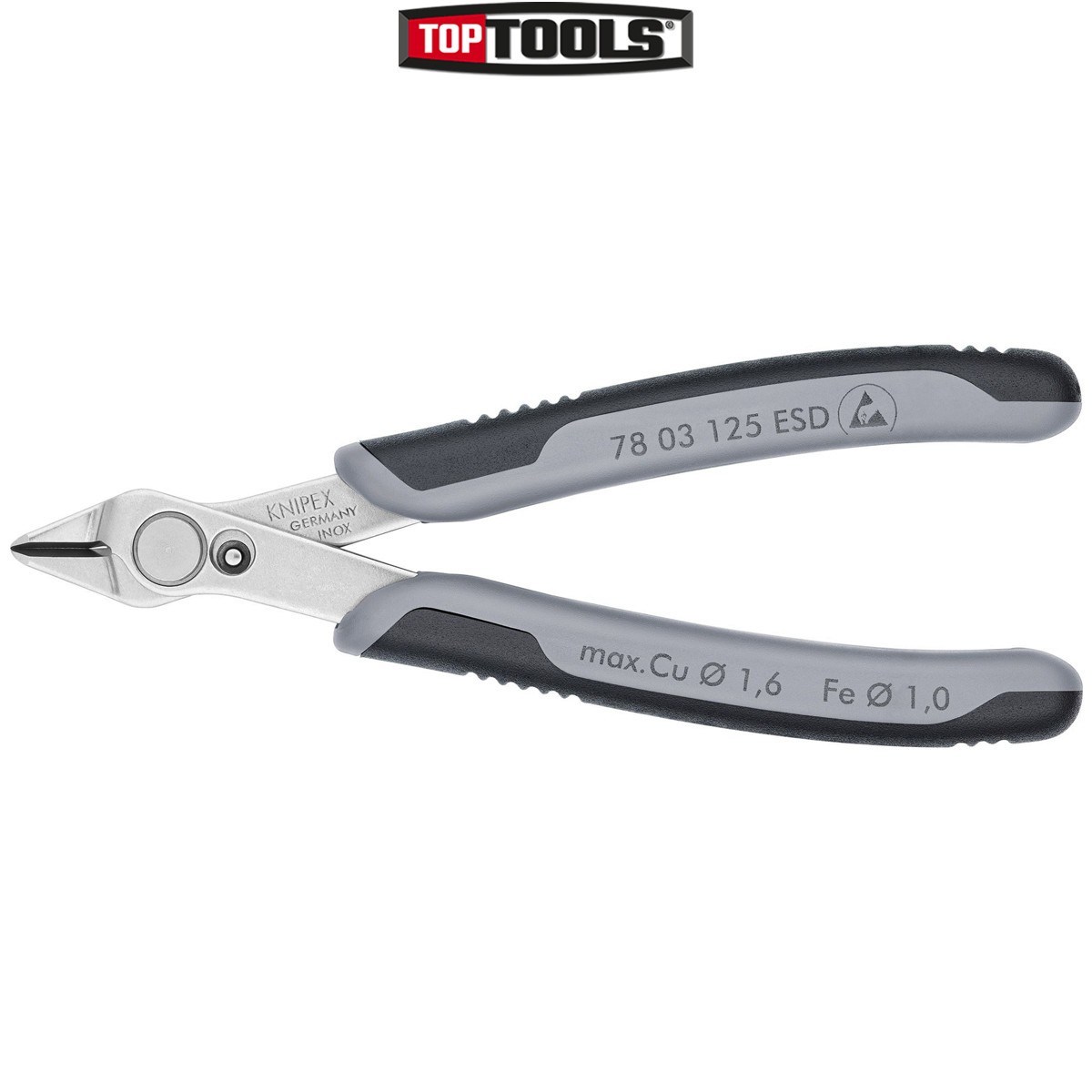 Knipex 78 03 125 ESD Electronic Super Knips Precision Cutting Pliers 125mm