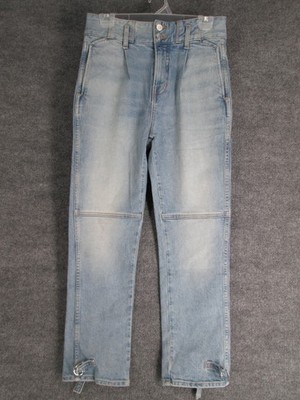 Veronica Beard Jeans Monika Tapered Extra High Rise Women's Jeans Size 26 Light