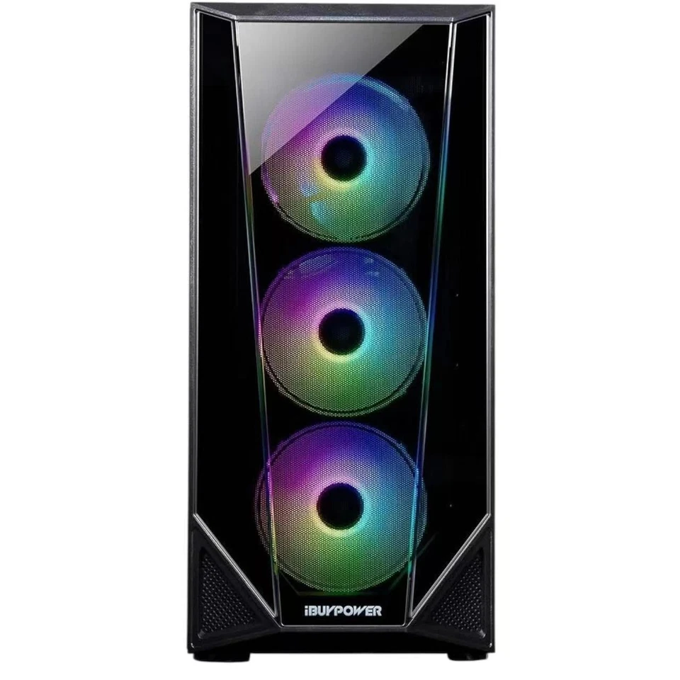 iBuyPower ARGB Gaming Desktop i7 Computer PC 32GB RAM 1TB SSD RTX 3050 Win 11 - Image 4 of 4