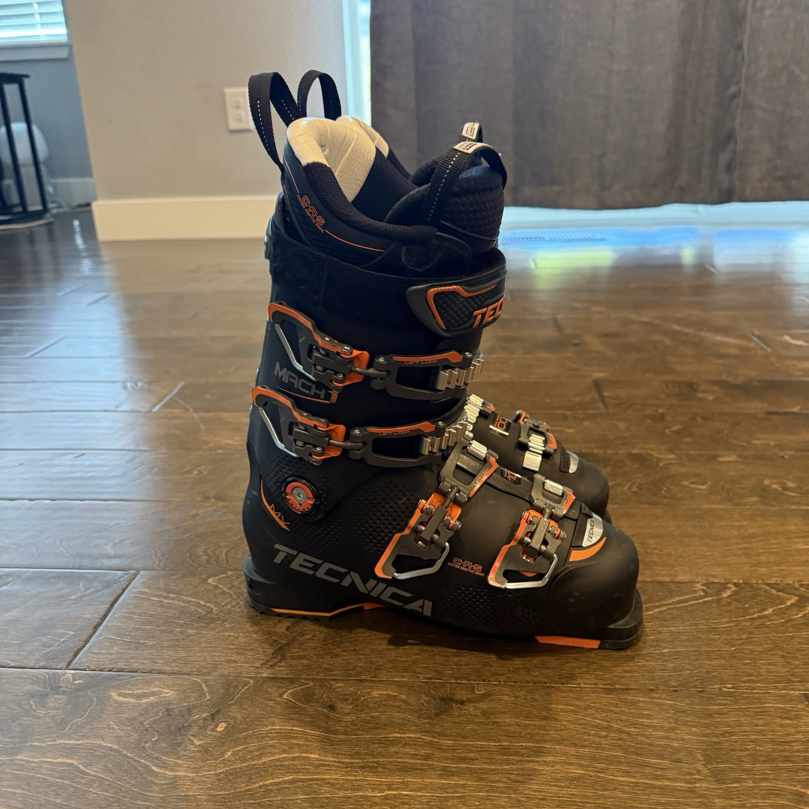 SALOMON Tecnica Mach1 MV 100 Flex 26.0 26.5 Mondo Nero Arancione Uso Leggero