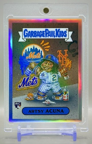 Luisangel Acuna 2025 Bowman Chrome Garbage Pail Kids Rookie RC Refractor SSP - Bild 1 von 3