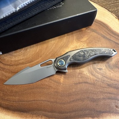 RikeKnife Unicorn Forged Carbon Fiber Handle NEW