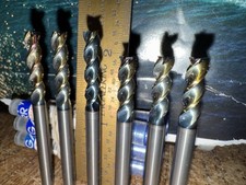 3/16”x 3/4”& 1/2” LOC(6PCS)3FL CARBIDE E/M 3PCS-3/4”LOC 3PCS-1/2”LOC PLZLOOKPICS
