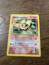 Blaine's Growlithe 035/132 Gym Heroes Regular on eBay