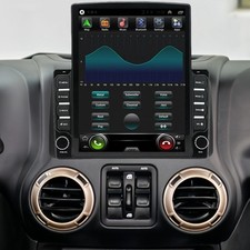 9.7 Car Stereo Radio For 2007-2017 Jeep Wrangler Jk Android 15 Carplay Rds Swc