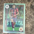 Topps 2023-24 Merlin UEFA Club Lamine Yamal Rookie #27 FC Barcelona Champions