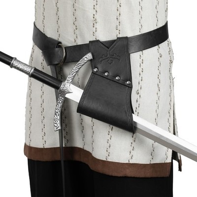 Medieval Sword Frog with Belt, Viking Sword Holster Scabbards Vintage Renaiss...