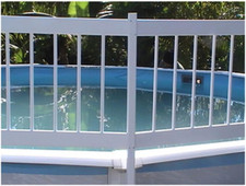 Above Ground Pool Fence Add-On Kit C - 2 Sections for Extra Safety