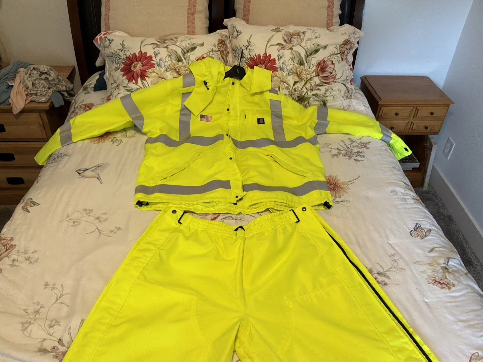 Carhart Rain Jacket & Pants High Visibility Work Set XL
Opens in a new window or tab