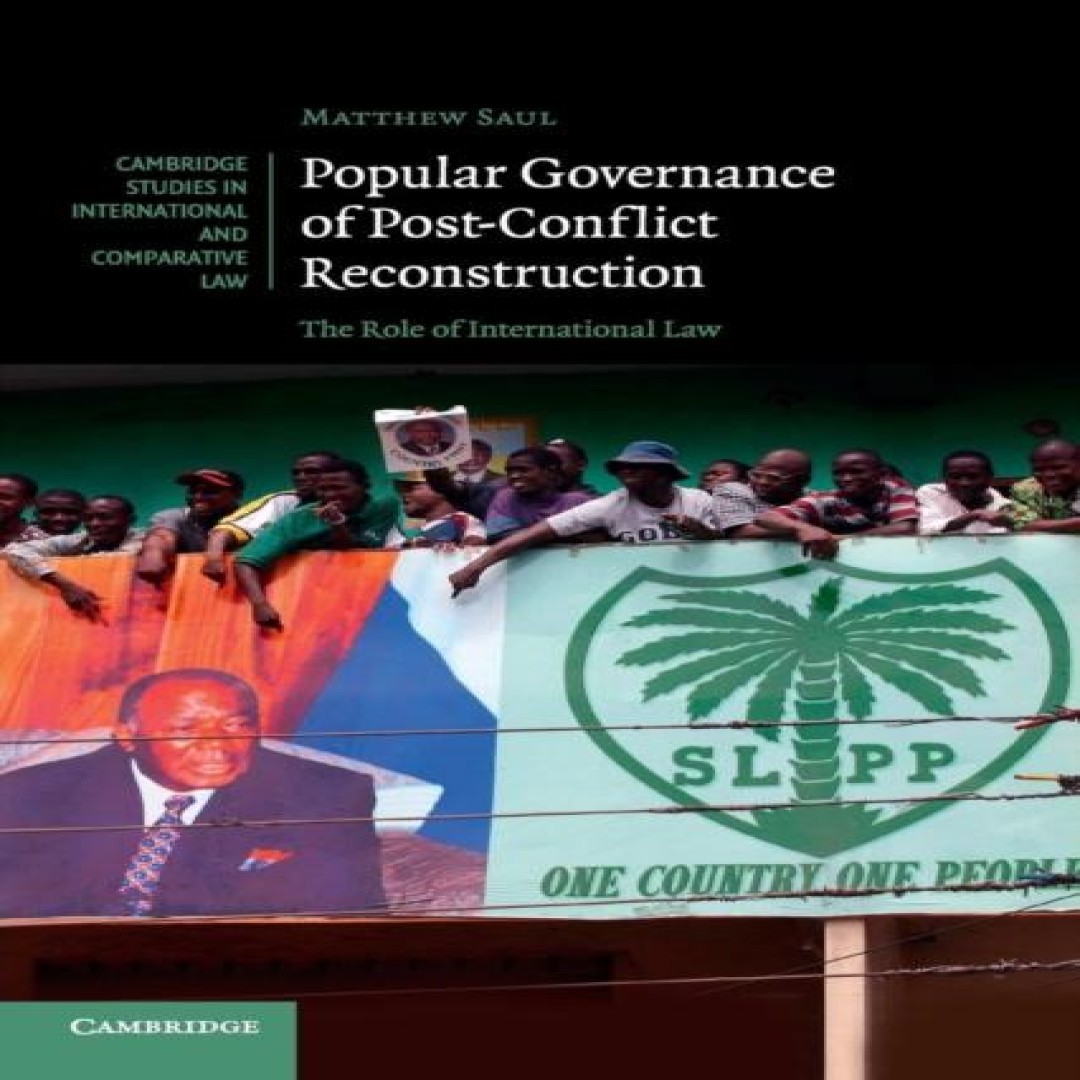 Popular Governance of Post-Conflict Reconstruction Matthew Saul P