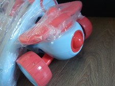 Dekko foldable kids scooter with seat and LED wheels Plane design