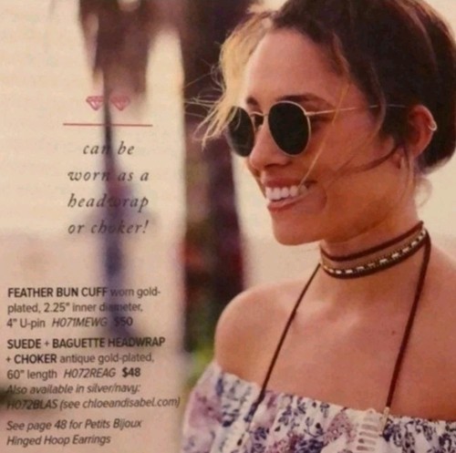 Jen Atkin x Chloe + Isabel Headwrap & Gargantilla de Rachel Zoe Caja de Estilo Nuevo en Caja - Imagen 11 de 11