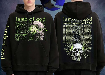 Lamb Of God Merch North America Tour 2026 Skull Tour Dates Unisex