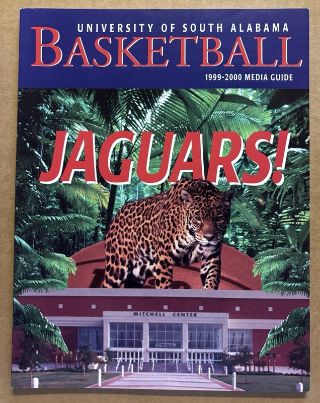 1999-00 South Alabama Jaguars Basketball Media Guide-Sun Belt Season Champs