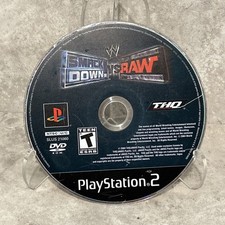 SONY Playstation 2 PS2 - WWE SMACK DOWN vs RAW Loose Disc Only Tested