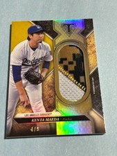 2017 Topps Triple Threads - Kenta Maeda #SJR-KM Unity Jumbo Relic 4/9