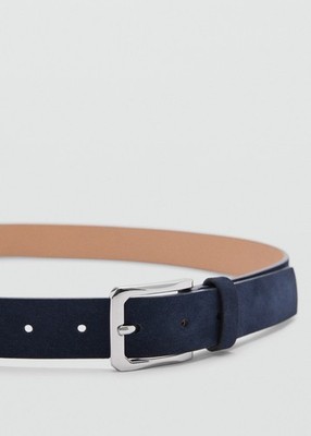Mango Suede Leather Belt