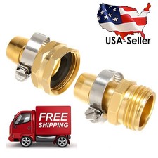 3/4 Garden Brass Mender End Repair Kit Hose C...