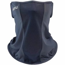 Sun Protection Face Mask Mesh Breathable UV Cover Ear Loop Sports Neck Gaiter