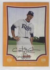 2009 Bowman Chrome Gold Refractor 7/50 Carlos Pena #60 0af