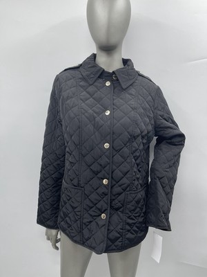 NWT Women s Michael Kors Snap Button Quilted Jacket Color Black Size M