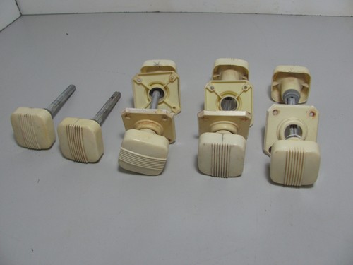 Victorian Art Deco Bakelite Door Knobs x 8 Selling As One Lot As Shown As Is