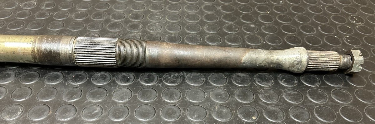 03-07 Suzuki LTZ400 REAR AXLE WITH CASTLE AND LOCK NUTS LTZ KFX