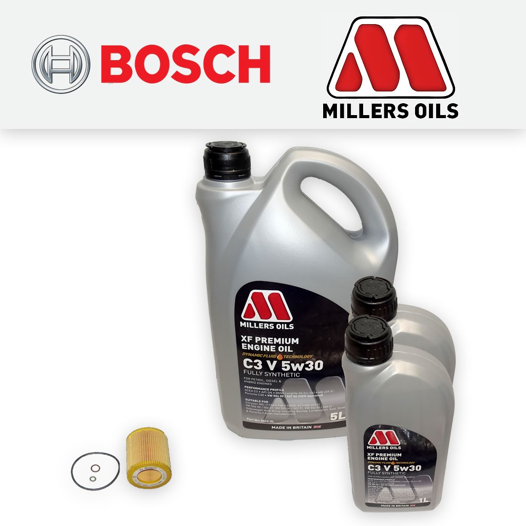 SERVICE KIT BMW Z4 (E85/E86) 2.5 3.0 SI N52 OIL FILTER +7L 5w30 XF OIL 2005-2009