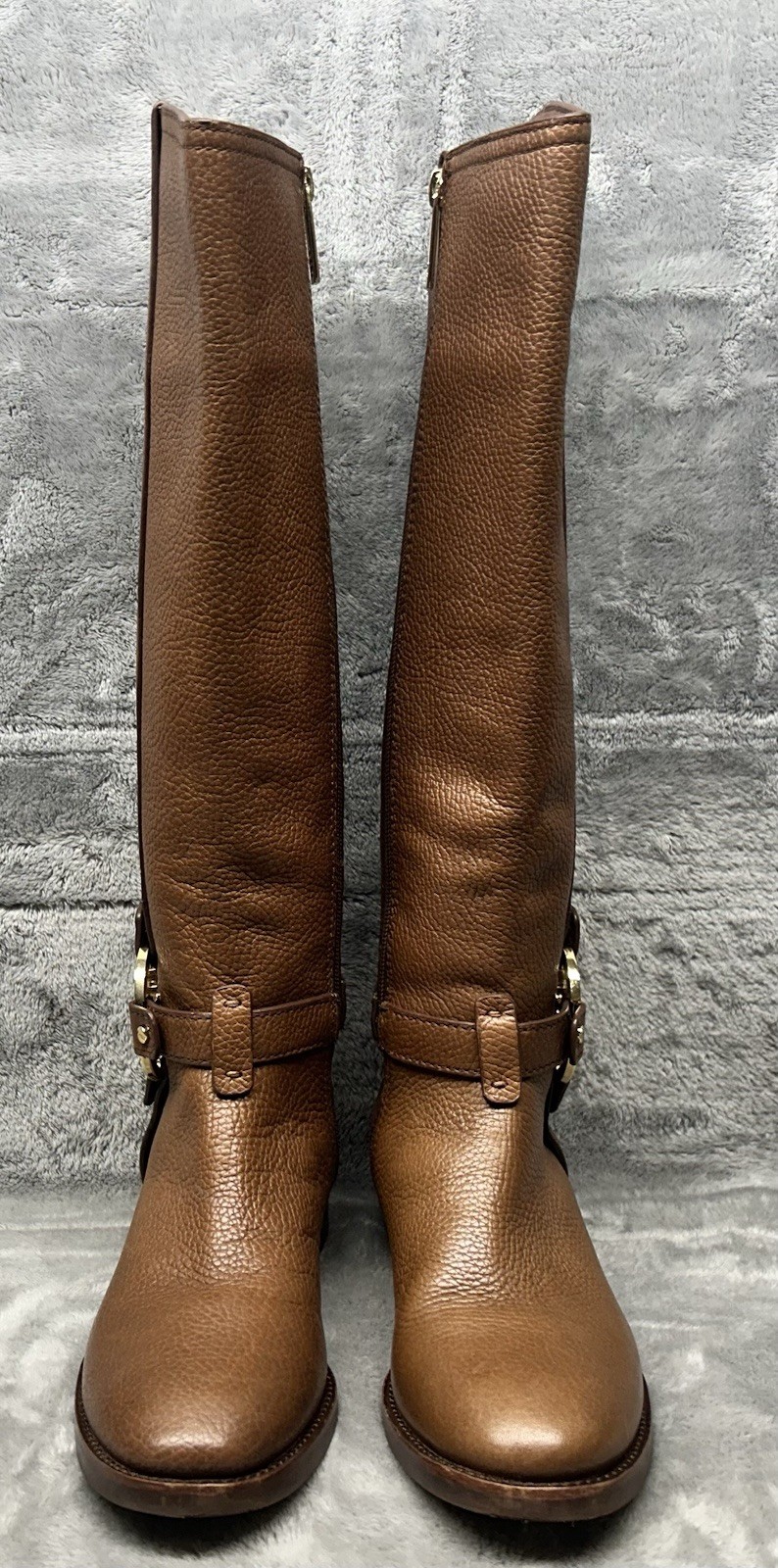 Tory Burch Brown Leather Knee High Riding Boots Women’s 5.5 | thumbnail 3