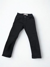 LEVI'S Boys 502 Jeans Regular Taper Stretch Jeans NWT 24 x 22 Size 8 Reg Black