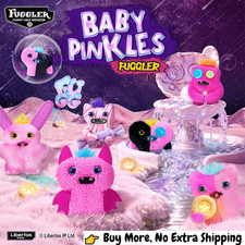 Fuggler Baby Pinkles Series Keychain Plush Charm Toy Pendant Pink Doll
