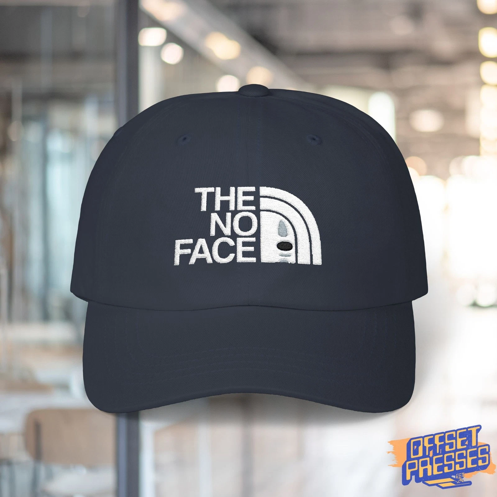 Embroidered - The No Face Hat - Ghibli Spirited Away-Inspired Anime Hat Apparel