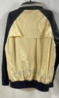 Vintage Y2K Live Mechanics Men's Yellow Navy Striped Streetwear Jacket Sz L — photo 2