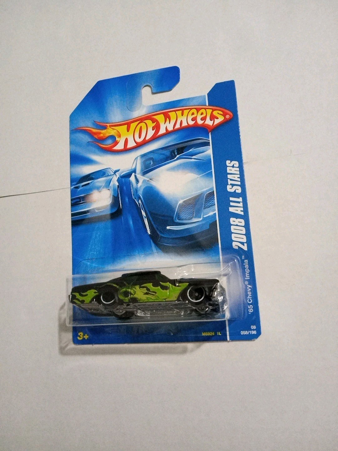 2008 Hot Wheels All Stars Black '65 Chevy Impala
