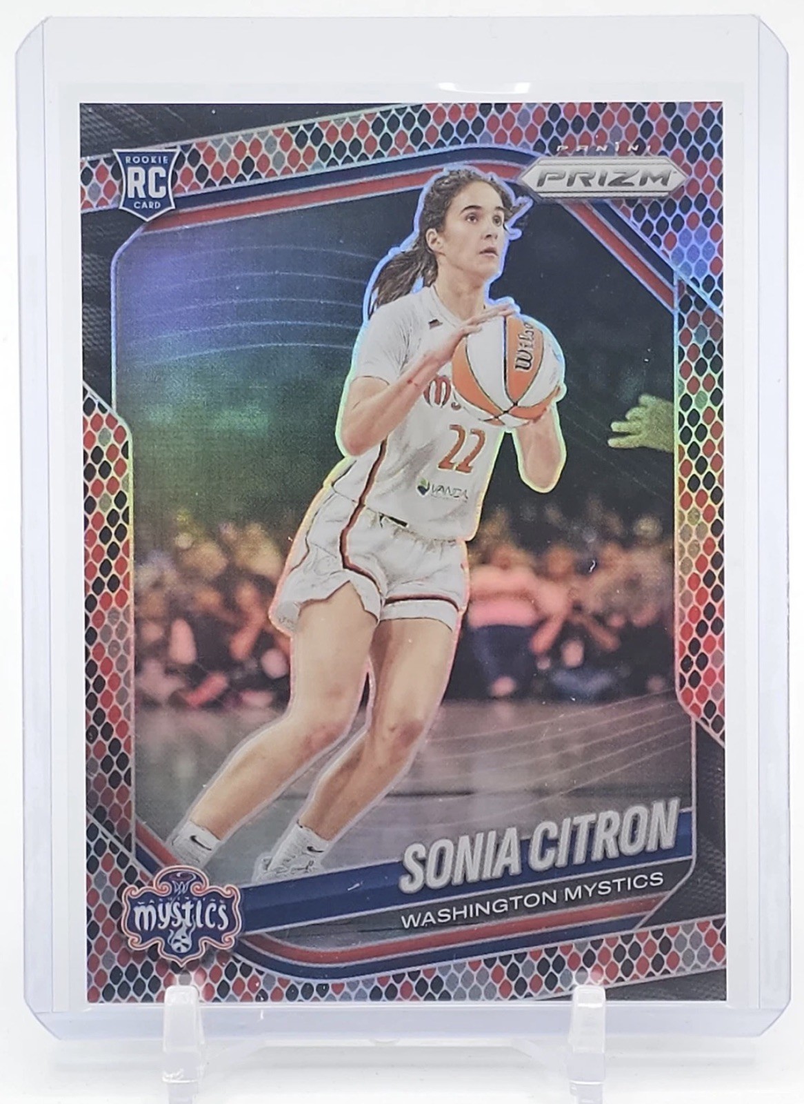 SONIA CITRON 2025 PRIZM WNBA SNAKESKIN PRIZM SSP ROOKIE #122 MYSTICS
