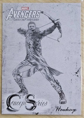 2015 UD Marvel Avengers: Age of Ultron Concept Series #C-3 HAWKEYE