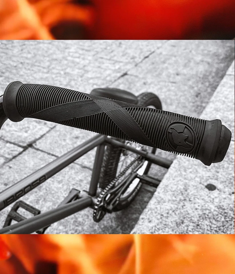 Empuñaduras de bicicleta Shadow Conspiracy Spicy BMX HARO CULT GT SUBROSA PÚRPURA CIENCIA FICCIÓN NUEVAS Foto 3 de 4